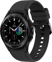 Samsung - Geek Squad Certified Refurbished Galaxy Watch4 Classic Stainless Steel Smartwatch 42mm BT - Black