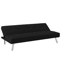 Serta - Cali Convertible Sofa in - Black