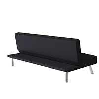 Serta - Cali Convertible Sofa in - Black