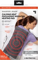 Calming Heat - Massaging Weighted Heating Pad - Grey