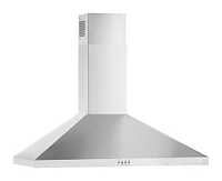 Whirlpool - 36" Chimney Wall Mount Range Hood - Stainless Steel