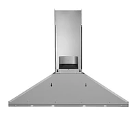 Whirlpool - 36" Chimney Wall Mount Range Hood - Stainless Steel