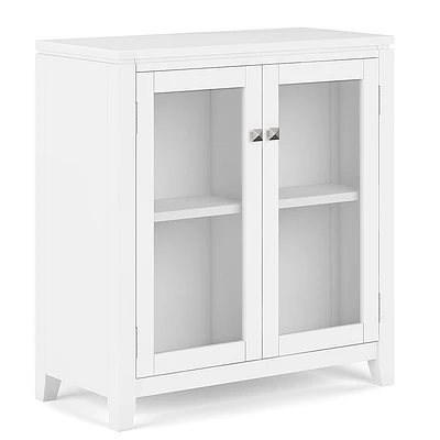 Simpli Home - Cosmopolitan Low Storage Cabinet