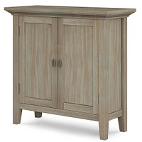Simpli Home - Redmond Low Storage Cabinet - Distressed Grey