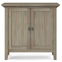 Simpli Home - Redmond Low Storage Cabinet - Distressed Grey