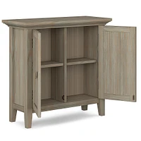 Simpli Home - Redmond Low Storage Cabinet - Distressed Grey