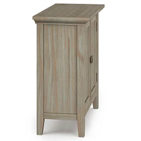 Simpli Home - Redmond Low Storage Cabinet - Distressed Grey