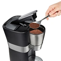 Hamilton Beach - Convenient Craft  Single Serve Rapid Cold Brew & Hot Coffee  Brewer - BLACK