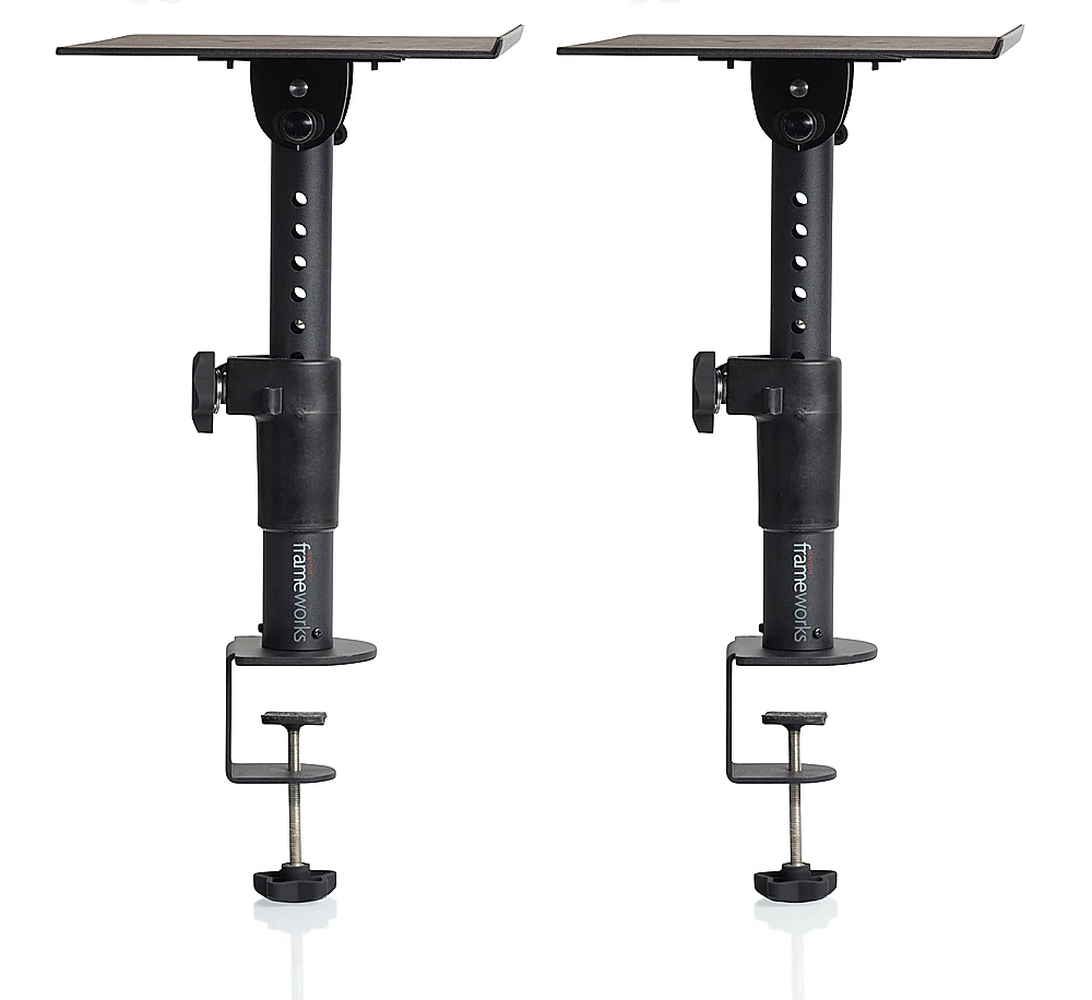 Gator Frameworks - Clamp-On Studio Monitor Stand - Black