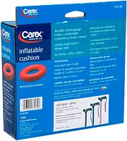 Carex - Inflatable Rubber Ring And Donut Pillow - RED