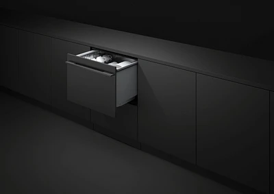 Fisher & Paykel - Integrated Single DishDrawer, Top Control, Tall, Stainelss Interior, Panel Ready 43 dba - Multi