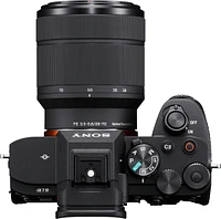 Sony - Alpha 7 IV Full-frame Mirrorless Interchangeable Lens Camera with SEL2870 Lens - Black