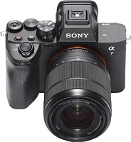 Sony - Alpha 7 IV Full-frame Mirrorless Interchangeable Lens Camera with SEL2870 Lens - Black