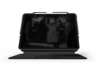 STM - Dux Shell Magic Folio, Ultra Protective Case for iPad Air 4th gen/iPad Pro 11" 2nd gen/11" 1st gen - Black - Clear