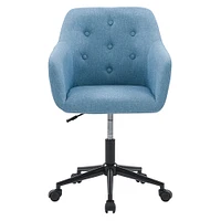 CorLiving - Marlowe Upholstered Button Tufted Task Chair