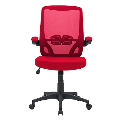 CorLiving - Workspace High Mesh Back Office Chair - Red