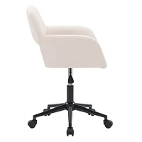 CorLiving - Marlowe Upholstered Task Chair - Off White