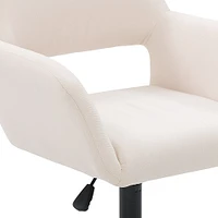 CorLiving - Marlowe Upholstered Task Chair - Off White