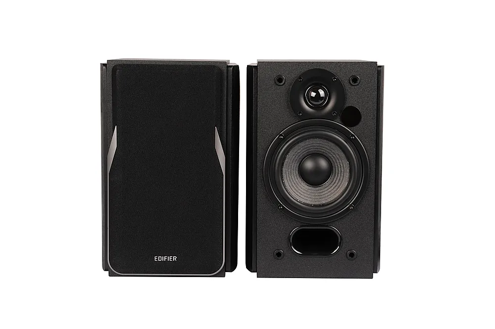 Edifier - R1380T Active Bookshelf Speakers, Computer Speakers – Dual RCA inputs - 2.0 Studio Monitor Speaker