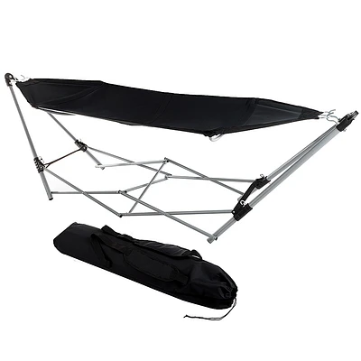 Hastings Home - Portable Hammock with Stand and Carrying Bag