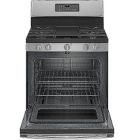 GE - 5.0 Cu. Ft. Freestanding Gas Range with Self-cleaning and Power Boil Burner