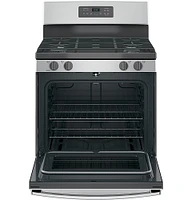 GE - 5.0 Cu. Ft. Self-Cleaning Freestanding Gas Range