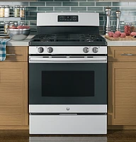 GE - 5.0 Cu. Ft. Self-Cleaning Freestanding Gas Range