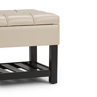 Simpli Home - Saxon Storage Ottoman Bench