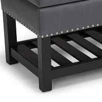 Simpli Home - Lomond Storage Ottoman Bench