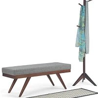 Simpli Home - Chanelle Mid Century Ottoman Bench