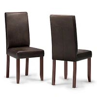 Simpli Home - Acadian Parson Dining Chair (Set of 2