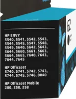 HP - 62 Standard Capacity Ink Cartridge - Black