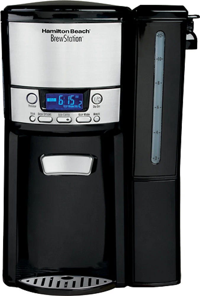 Hamilton Beach - BrewStation 12-Cup Coffee Maker - Black