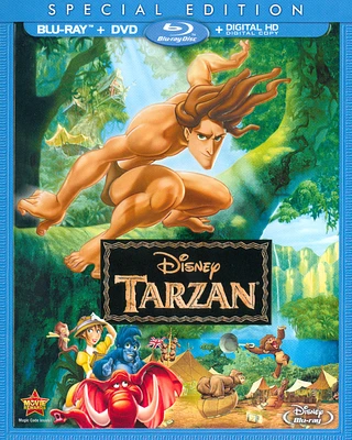 Tarzan [2 Discs] [Includes Digital Copy] [Blu-ray/DVD] [1999]