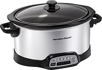 Hamilton Beach - 6-Quart Slow Cooker - Stainless