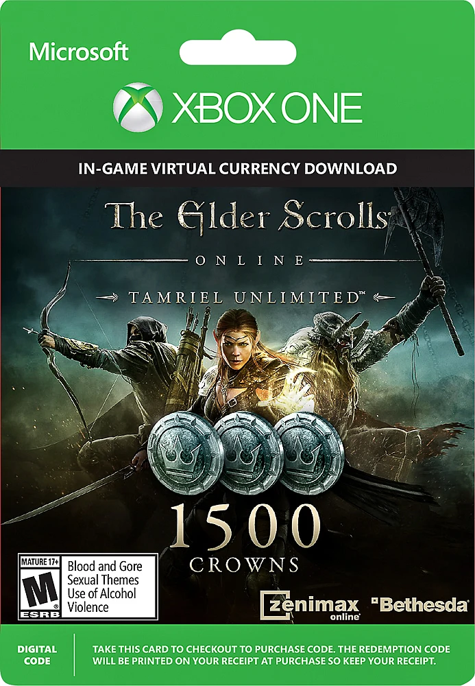 The Elder Scrolls Online: Tamriel Unlimited Crowns