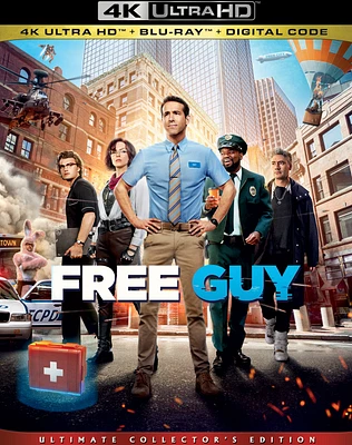 Free Guy [Includes Digital Copy] [4K Ultra HD Blu-ray/Blu-ray] [2021]