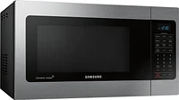 Samsung - 1.1 Cu. Ft. Countertop Microwave with Grilling Element - Stainless Steel