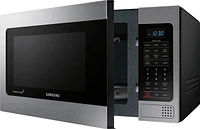 Samsung - 1.1 Cu. Ft. Countertop Microwave with Grilling Element - Stainless Steel