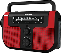 WeatherX - AM/FM Weather-Band Radio - Red