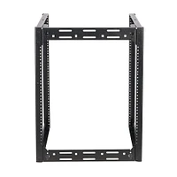 Sanus - 26" Tall AV Rack 15U Stackable Skeleton Rack - Black