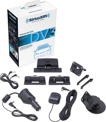 SiriusXM - Interoperable Vehicle Kit for Most SiriusXM, Sirius and XM Models - Black