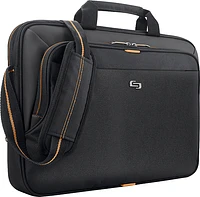 Solo New York - Urban Laptop Briefcase for 15.6" Laptop - Black/Orange