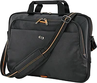 Solo New York - Urban Laptop Briefcase for 15.6" Laptop - Black/Orange