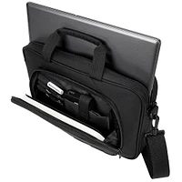 Targus - Intellect Slim Briefcase for 12.1" Notebooks/Chromebooks - Black