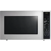 Fisher & Paykel - 1.5 Cu. Ft. Mid-Size Microwave - Stainless Steel