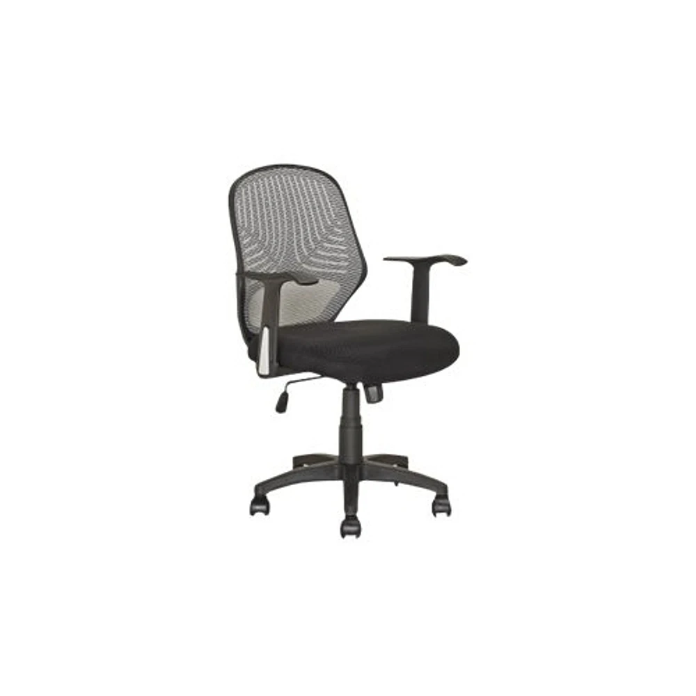 CorLiving - Fabric & Linen Chair - Black