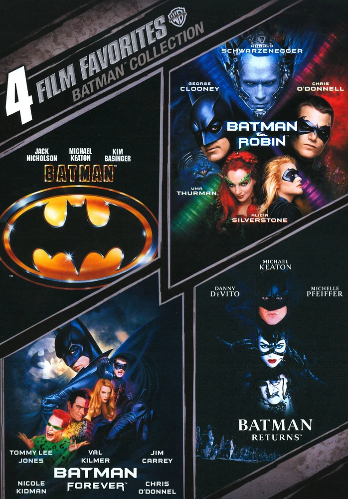 Batman Collection: 4 Film Favorites [2 Discs] [DVD]