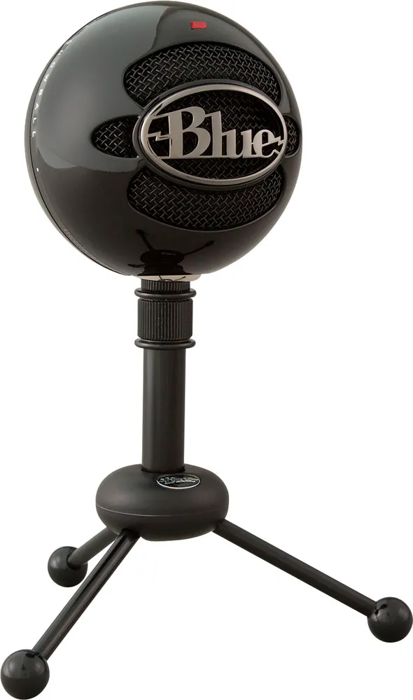 Blue Microphones - Snowball Wired Cardioid and Omnidirectional Condenser USB Vocal Microphone