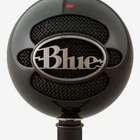 Blue Microphones - Snowball Wired Cardioid and Omnidirectional Condenser USB Vocal Microphone